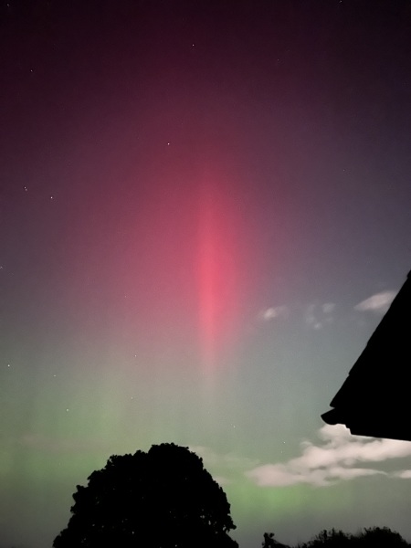 Northern lights currently visible!
