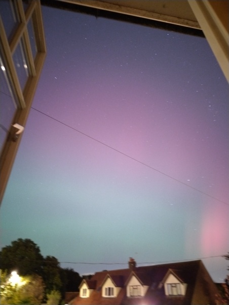 Northern lights currently visible!