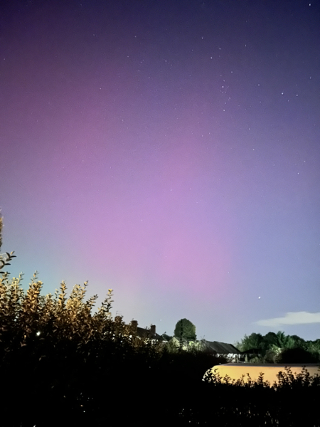Northern lights currently visible!