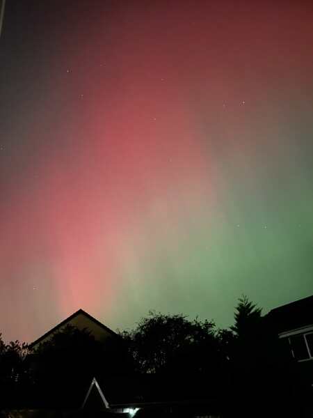 Northern lights currently visible!