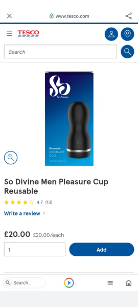 Vibrators on sale at Tesco, thought it was a bit much