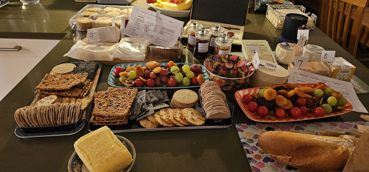 Tell me about your ideal cheese board and have you ever ever made your own crackers ?