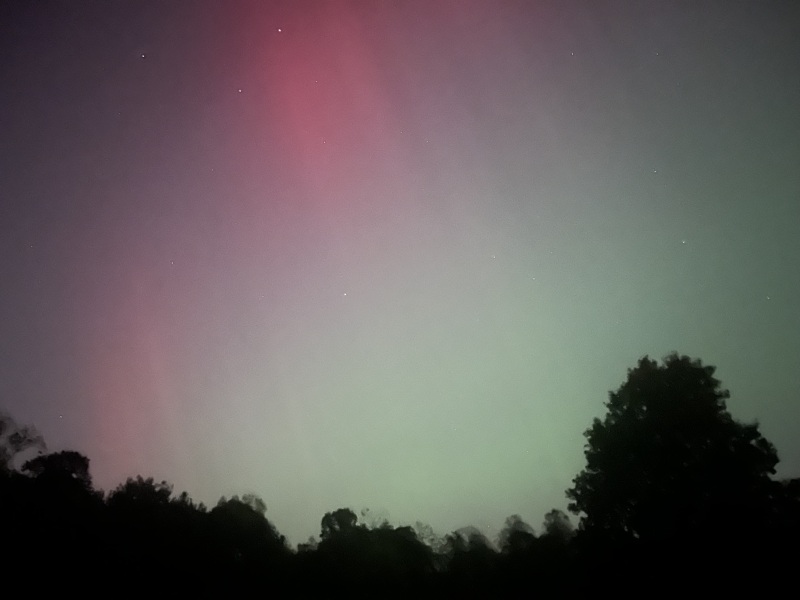Northern lights currently visible!