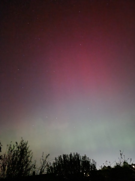 Northern lights currently visible!