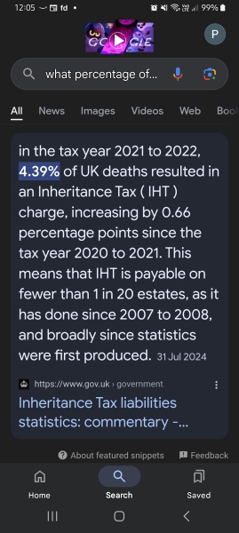 Anyone else now falling into possible inheritance tax territory?