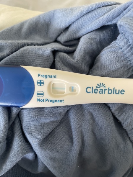 Left for 5-10 mins a now a blue line