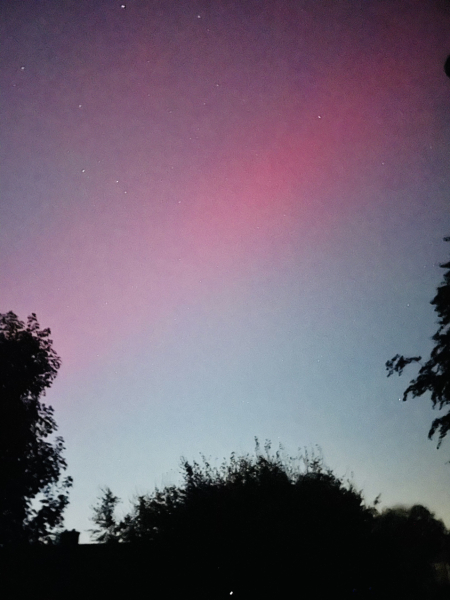 Northern lights currently visible!