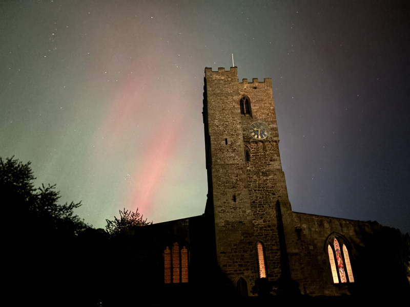 Northern lights currently visible!