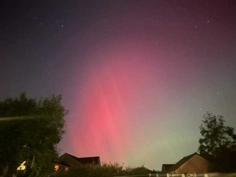 Northern lights currently visible!