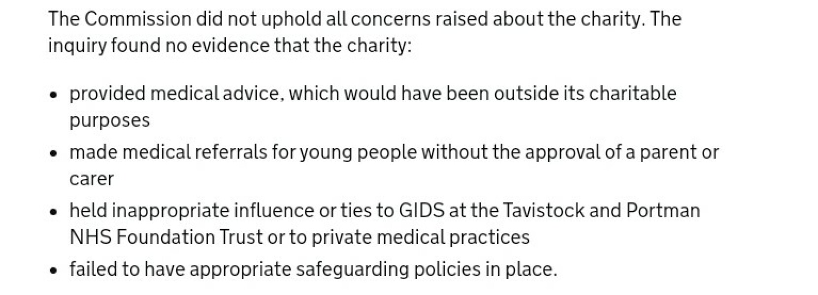 Where TF is the Charity Commission report into Mermaids?