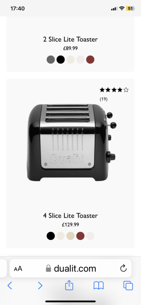 Need 4 slice toaster recommendations