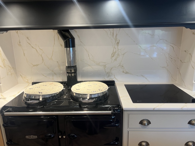 What are my options with our kitchen walls if we have upstands?