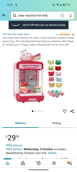 DD wants a claw machine toy for her birthday... They're going to be utter shite, aren't they?