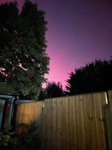 Northern lights currently visible!