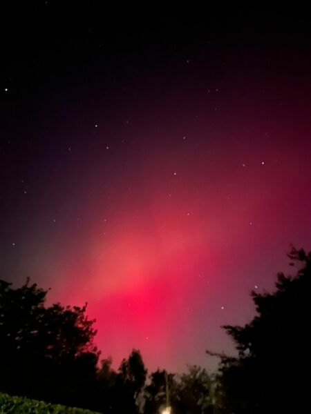 Northern lights currently visible!