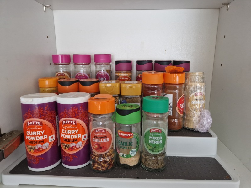 Food cupboards a mess  pic included.