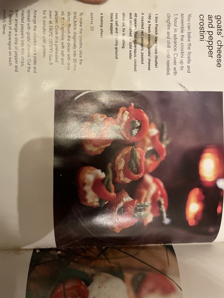 Vegetarian party spread