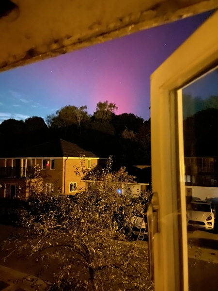 Northern lights currently visible!