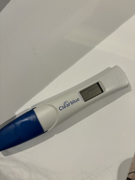 Clear blue digital says Pregnant with a * star. False positive?