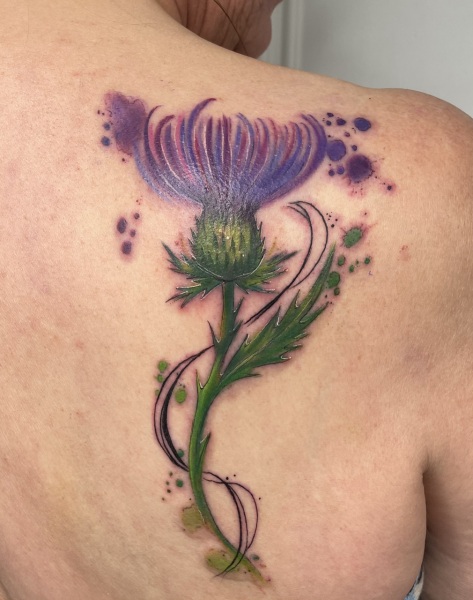 A memorial tattoo for my Scottish Mum