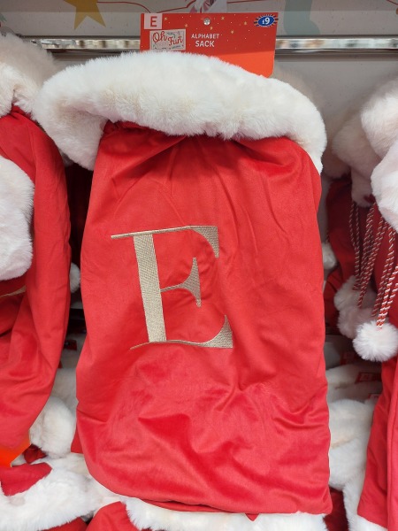 B&M initials velvet sacks support group