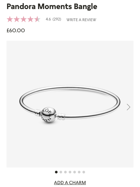 Am I too old for a Pandora charm bracelet?