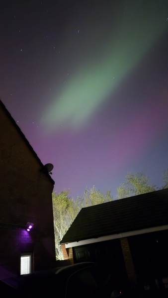 Northern lights currently visible!