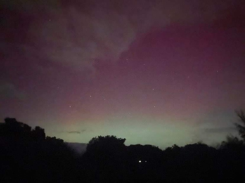 Northern lights currently visible!