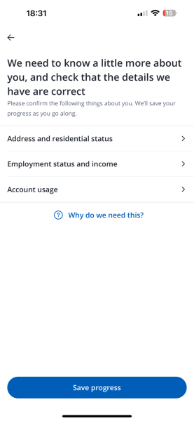 Nationwide bank suddenly requiring job title and salary etc on app?? Needs info before Jan 25?