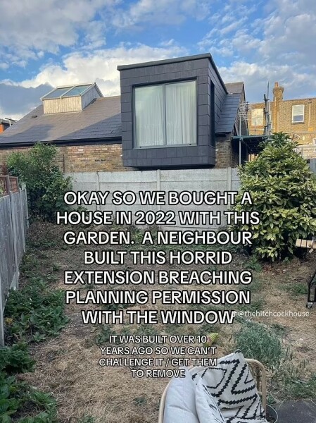 To have given my neighbour short shrift on the phone after I allowed access under false pretences