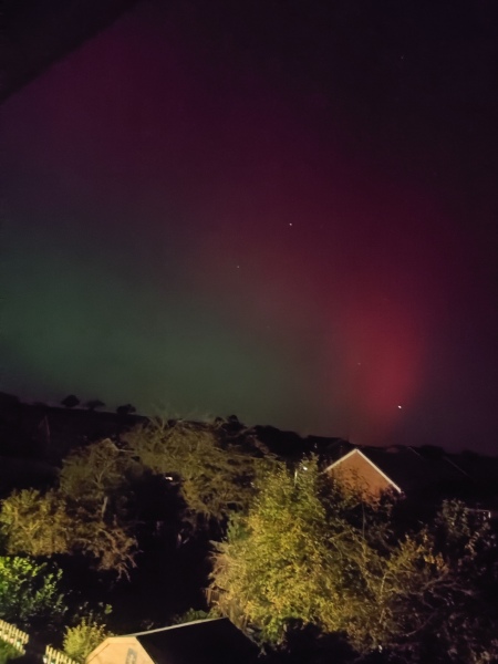 Northern lights currently visible!