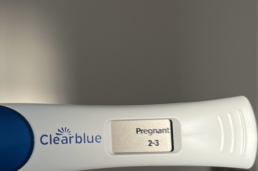 Clear blue test reading - HELP