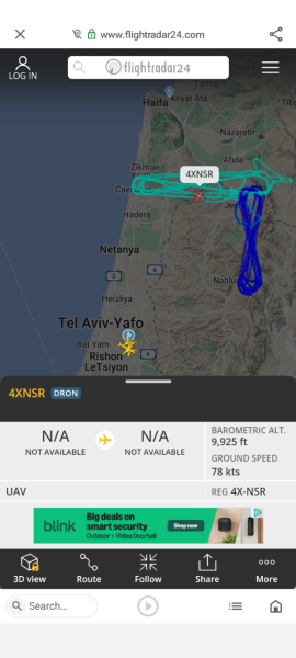 Flight radar tonight