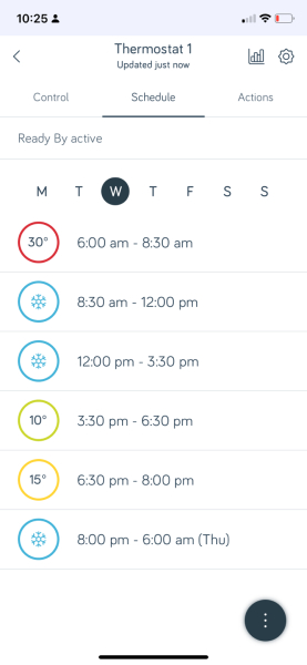 Can you share your hive heating schedules please before DH bankrupts us!