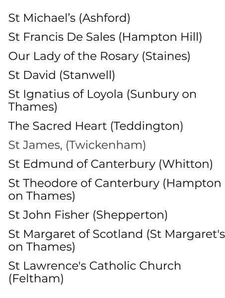 Help! St Richard Reynolds Twickenham OR St Mark's Hounslow???