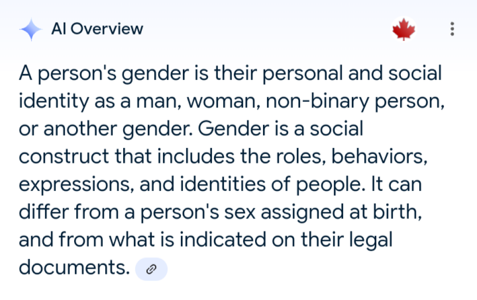 So what exactly is gender?