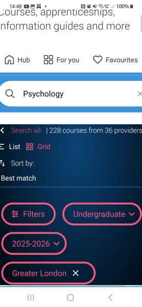 London Unis for Psychology (that take BTECs)
