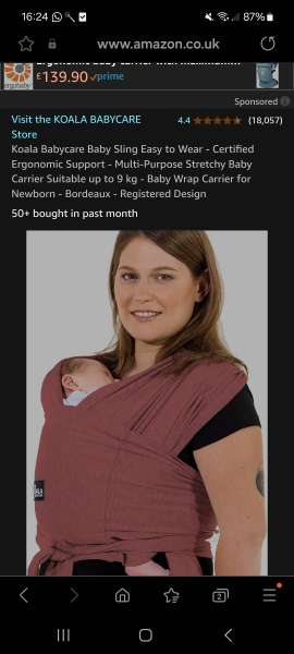 Can anyone recommend a sling that supports the baby’s head? (One month old)