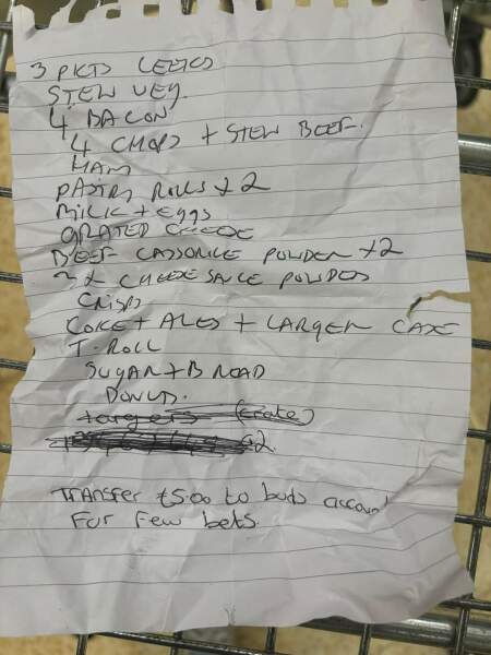 The list we shouldn't have found...