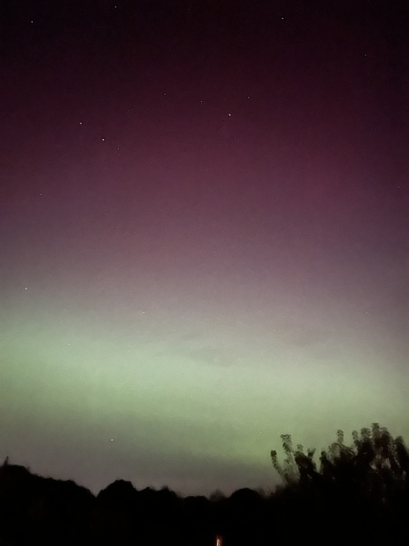 Northern lights currently visible!