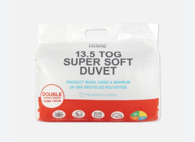 A duvet that never has a cover on