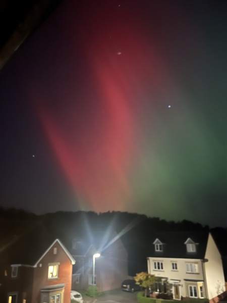 Northern lights currently visible!