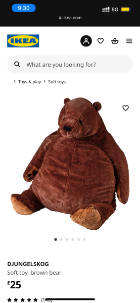 Equivalent to a Teddy for a 36 year old?