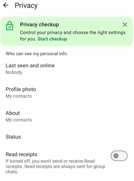 To want to change my whatsapp settings to remove my last seen?