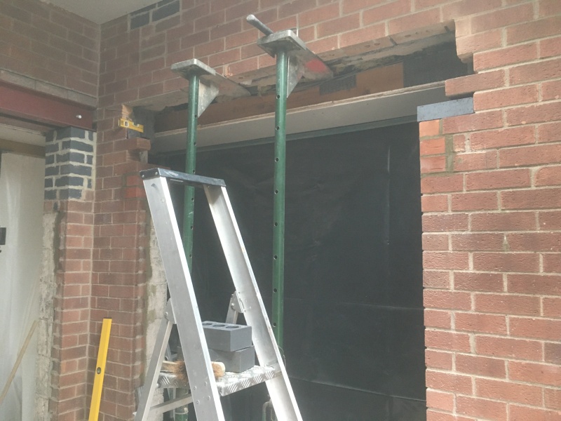 Recent experience putting RSJ for a new window