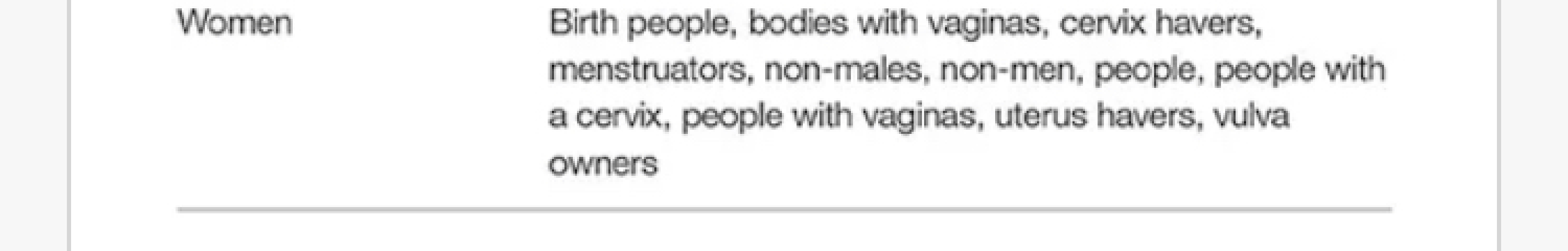 Gender neutral language in pregnancy care