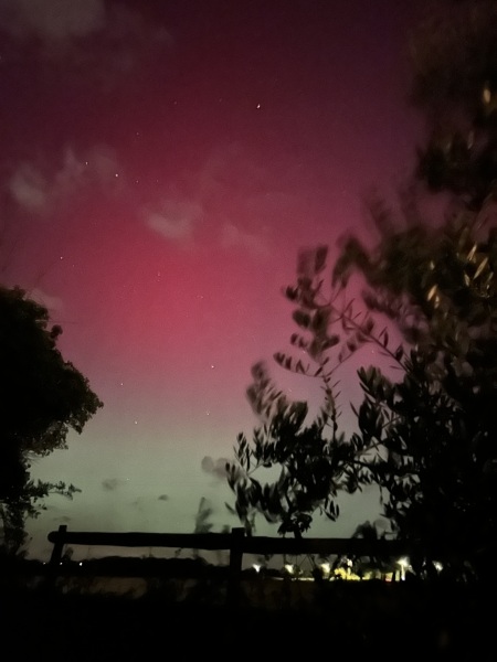 Northern lights currently visible!