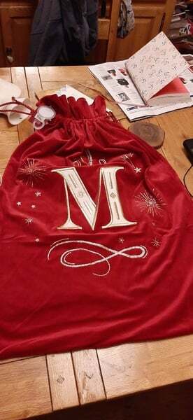 B&M initials velvet sacks support group