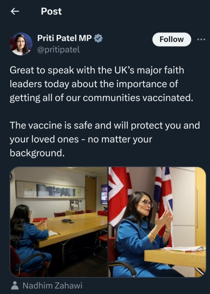 To say no to covid vaccine for DS?