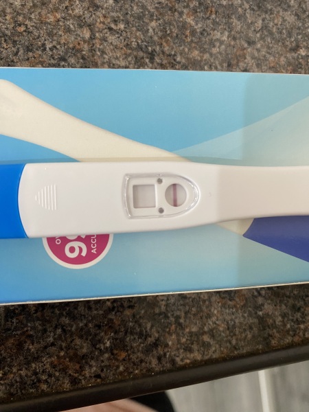 Faint line disappeared after a few minutes